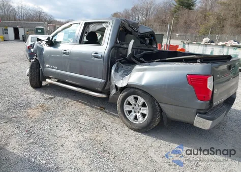 2018 Nissan Titan Sv from USA, damaged, VIN 1N6AA1EJ1JN537244